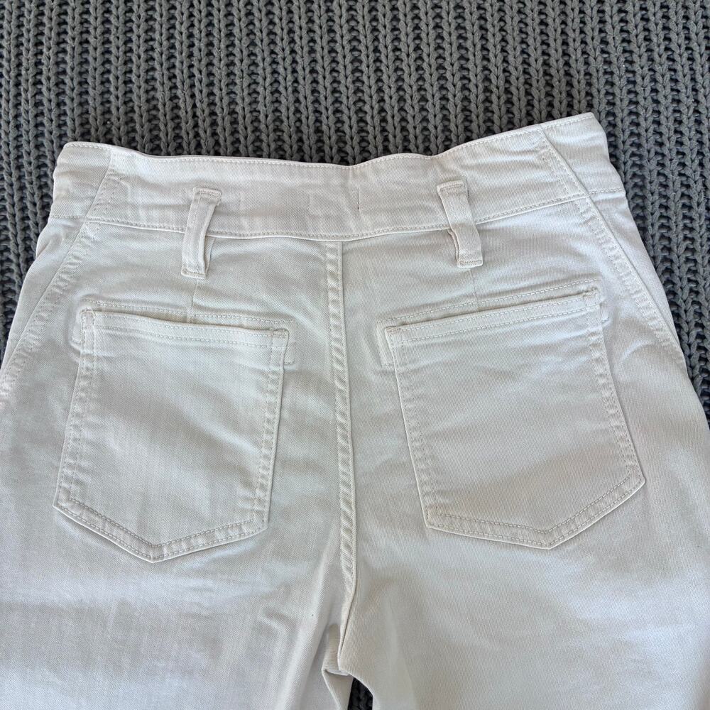 Fashionable Pilcro Off-White Carpenter Jeans Size 26 - Picture 6 of 11